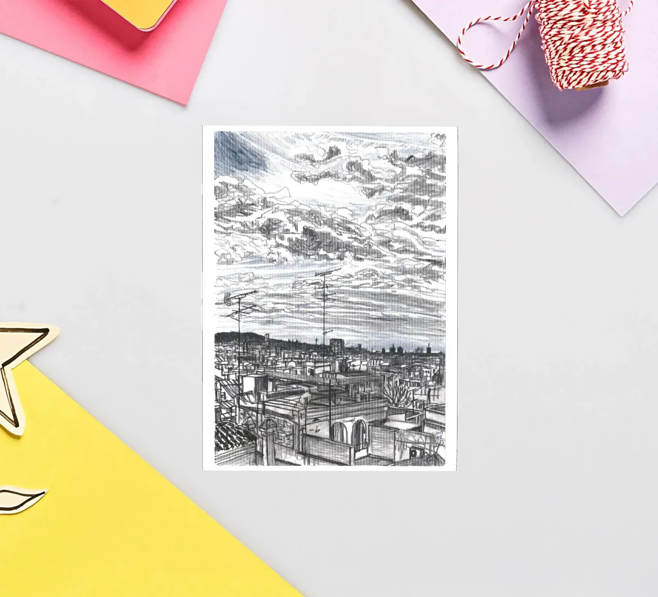 Spreading Clouds sticker by Asobōze