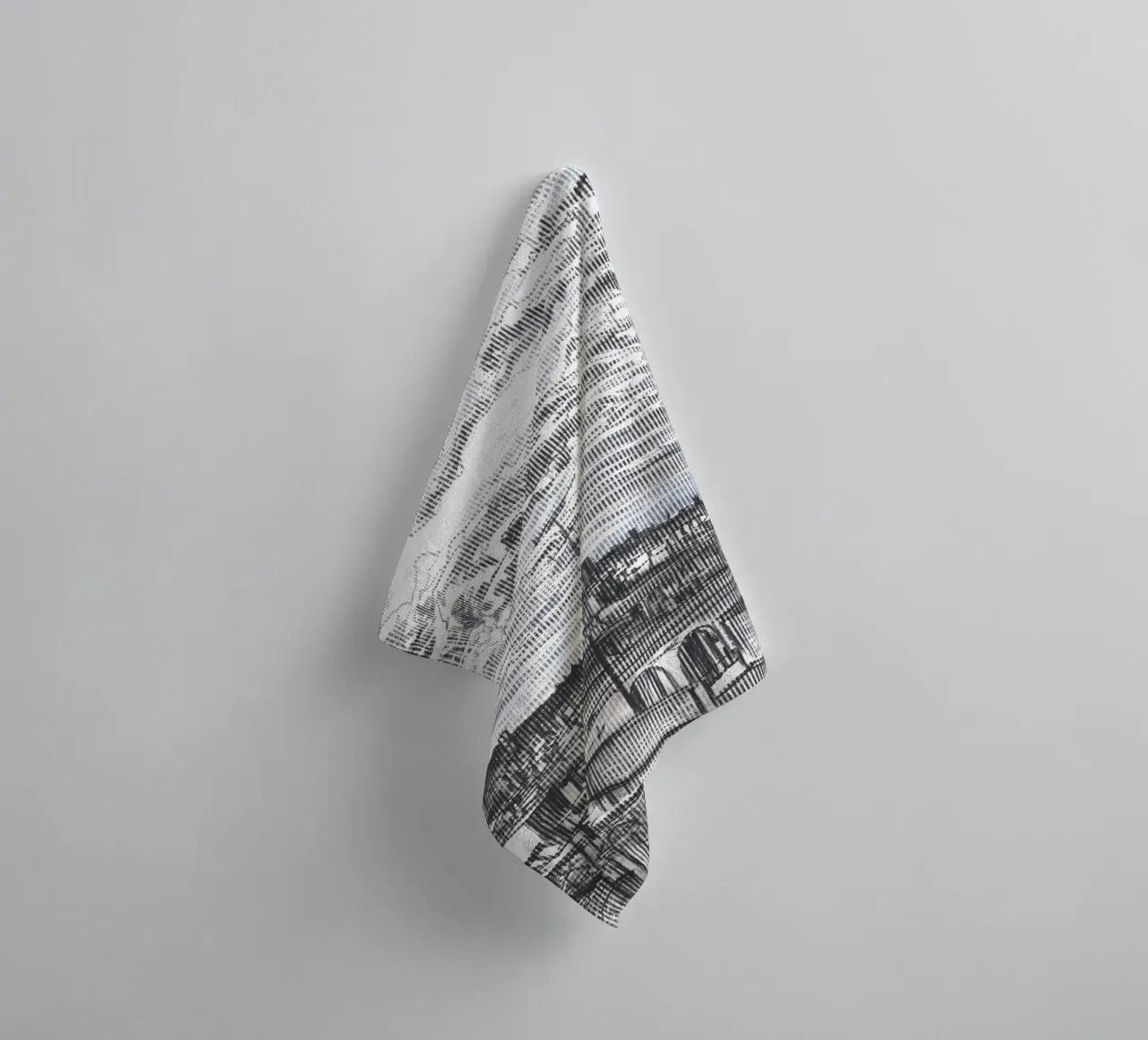 Nuvole diffuse asciugamano da bagno da Asobōze