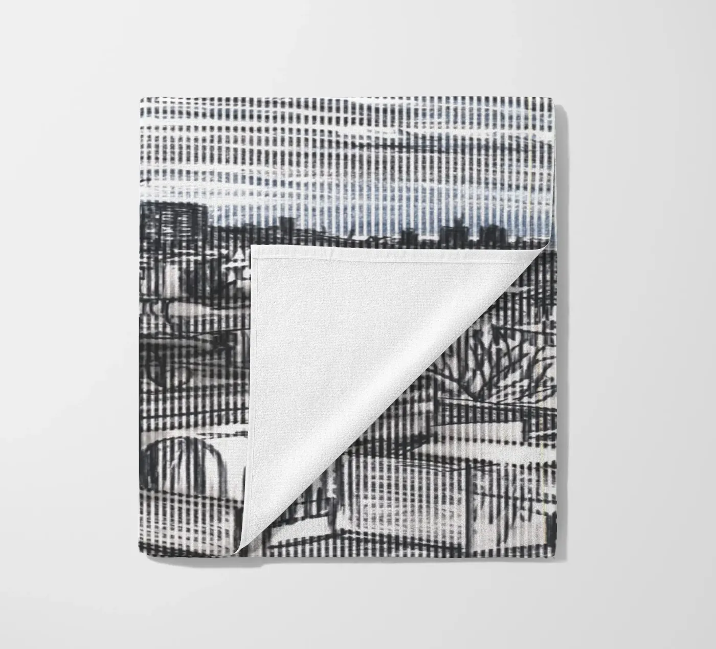 Spreading Clouds beach towel by Asobōze