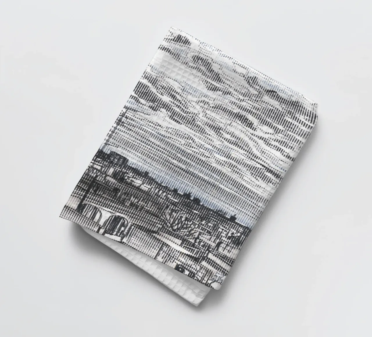 Nuvole diffuse canovaccio da cucina da Asobōze