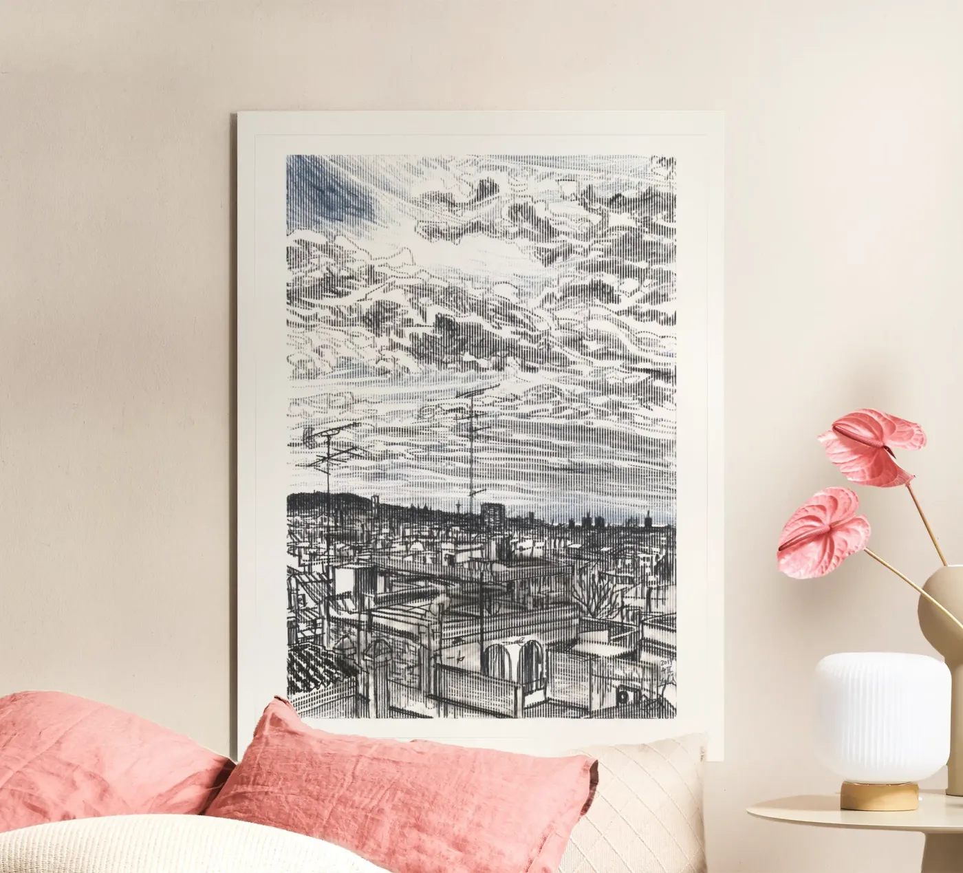 Spreading Clouds pannello forex da Asobōze