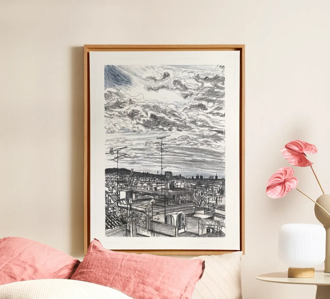 Spreading Clouds tela da Asobōze