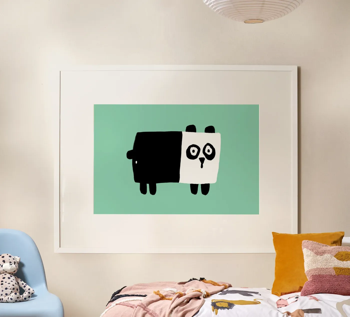 Panda poster by aucontraire