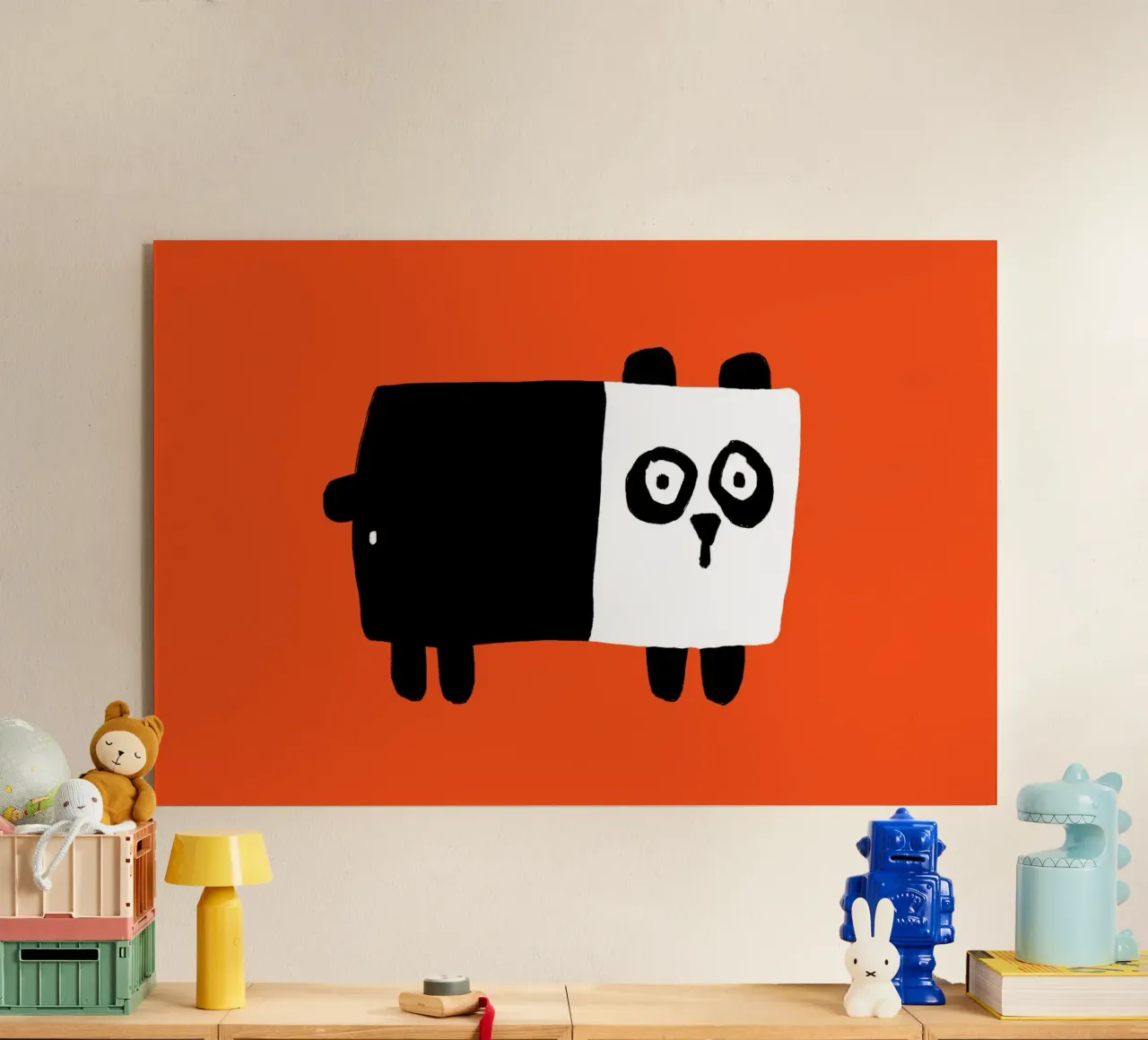 orso panda plexiglass da aucontraire