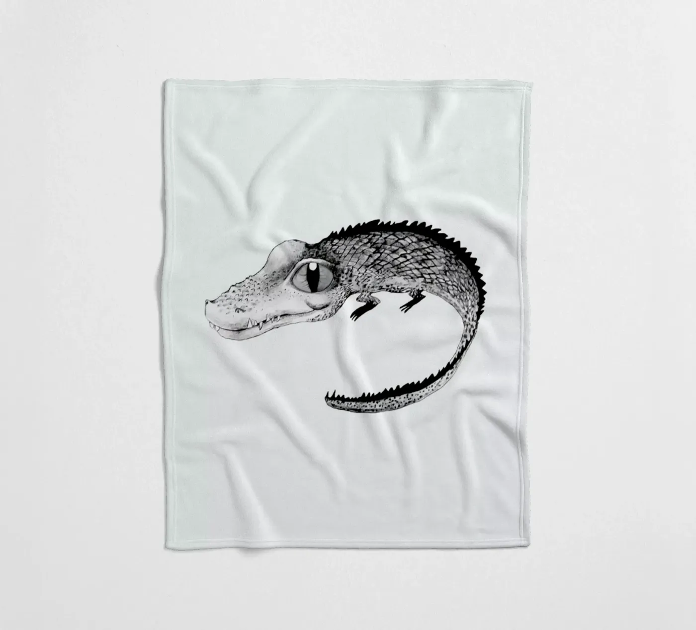 Crocodile fleecedeken van Tvinkla