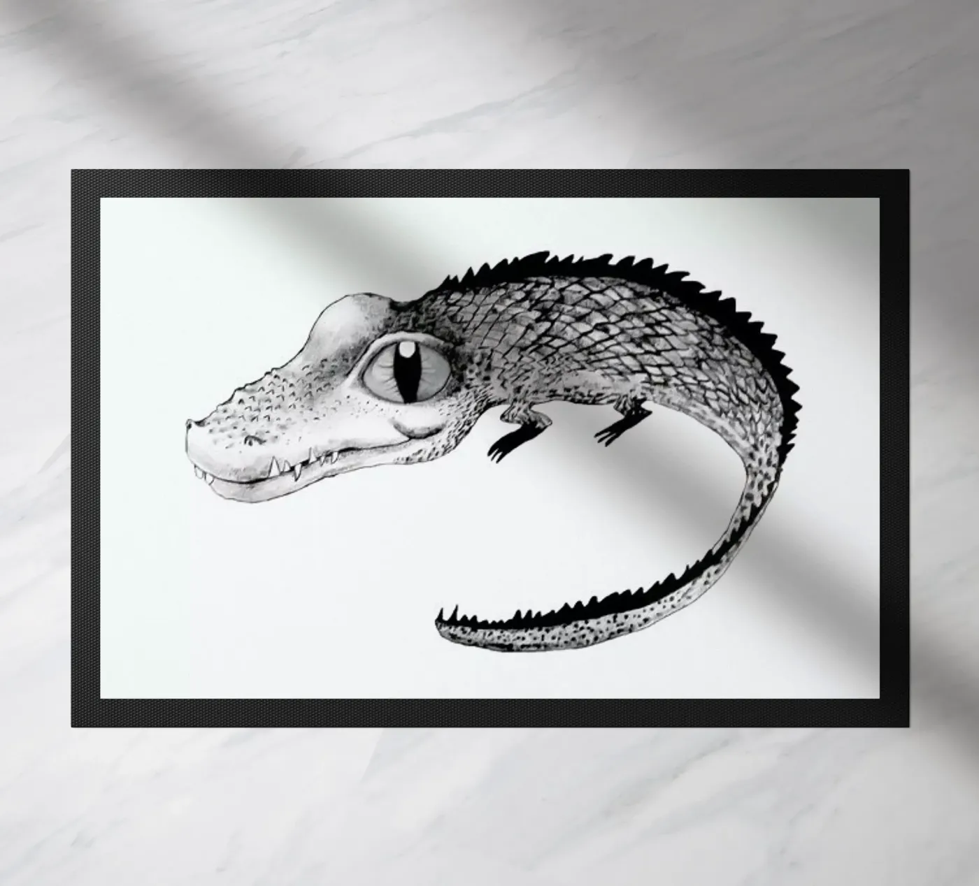 Crocodile deurmat van Tvinkla