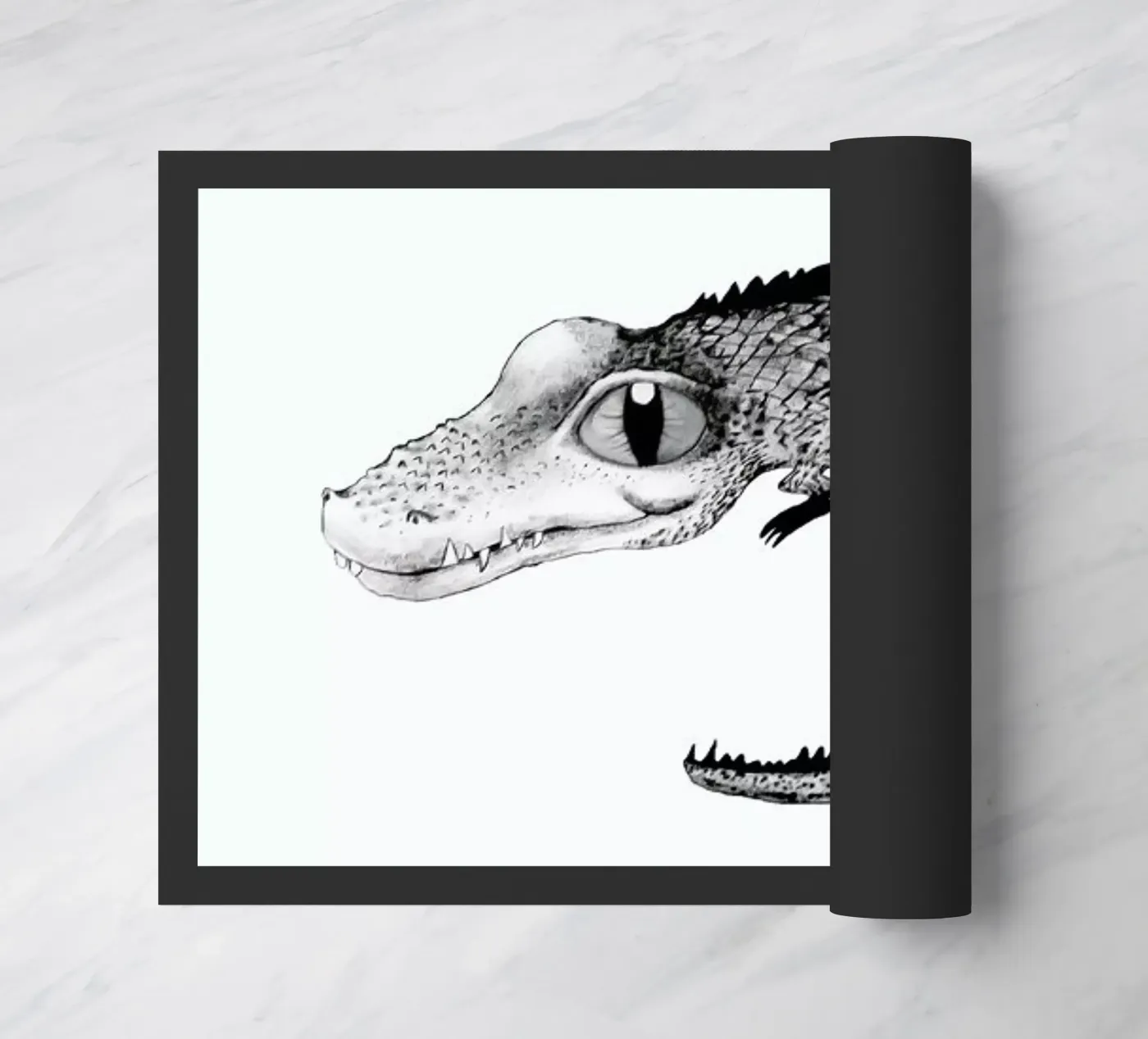 Crocodile deurmat van Tvinkla