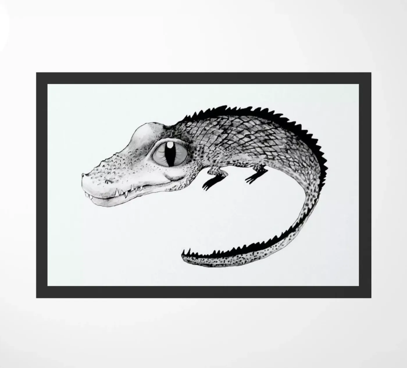 Crocodile deurmat van Tvinkla