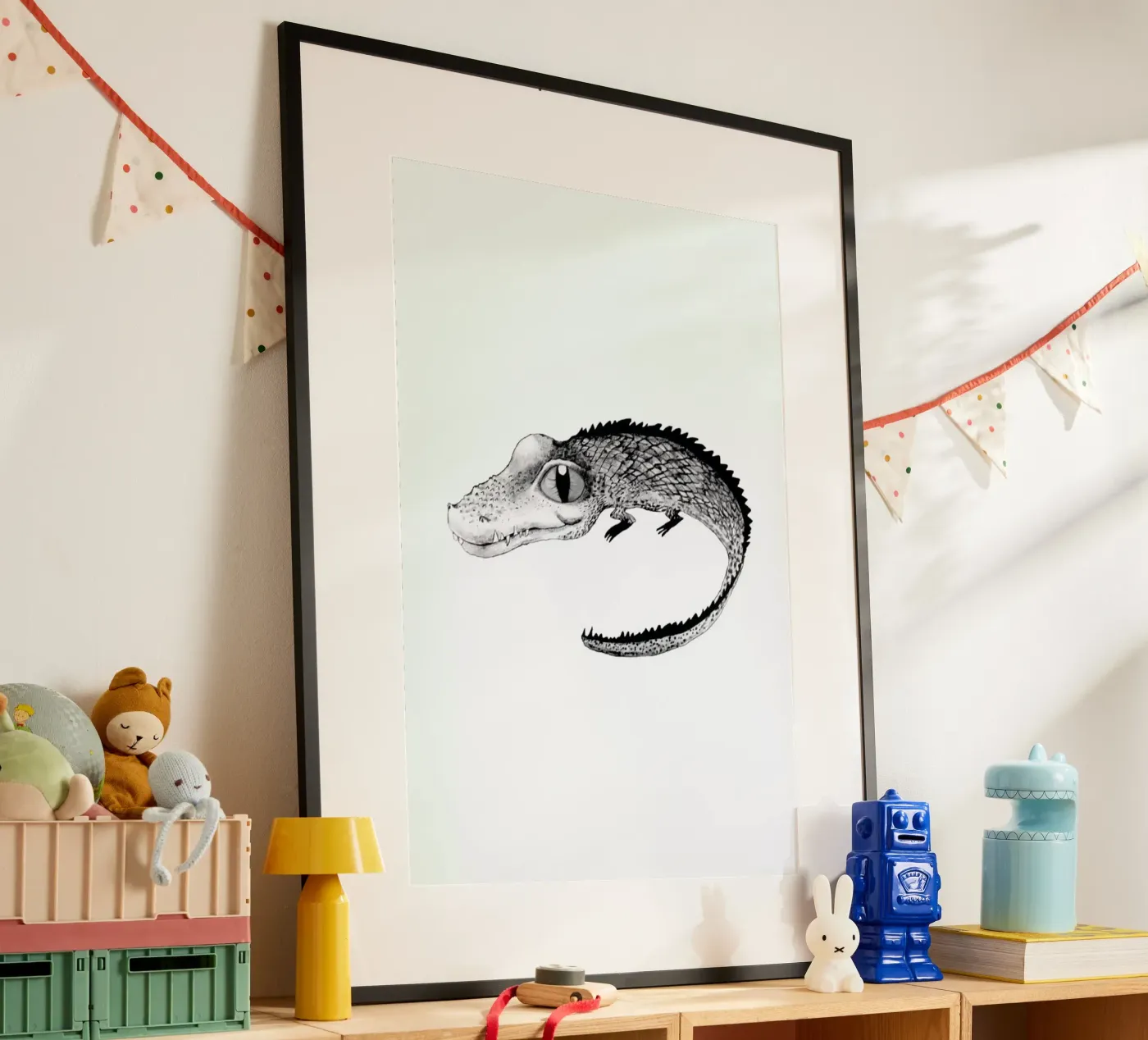 Crocodile poster van Tvinkla