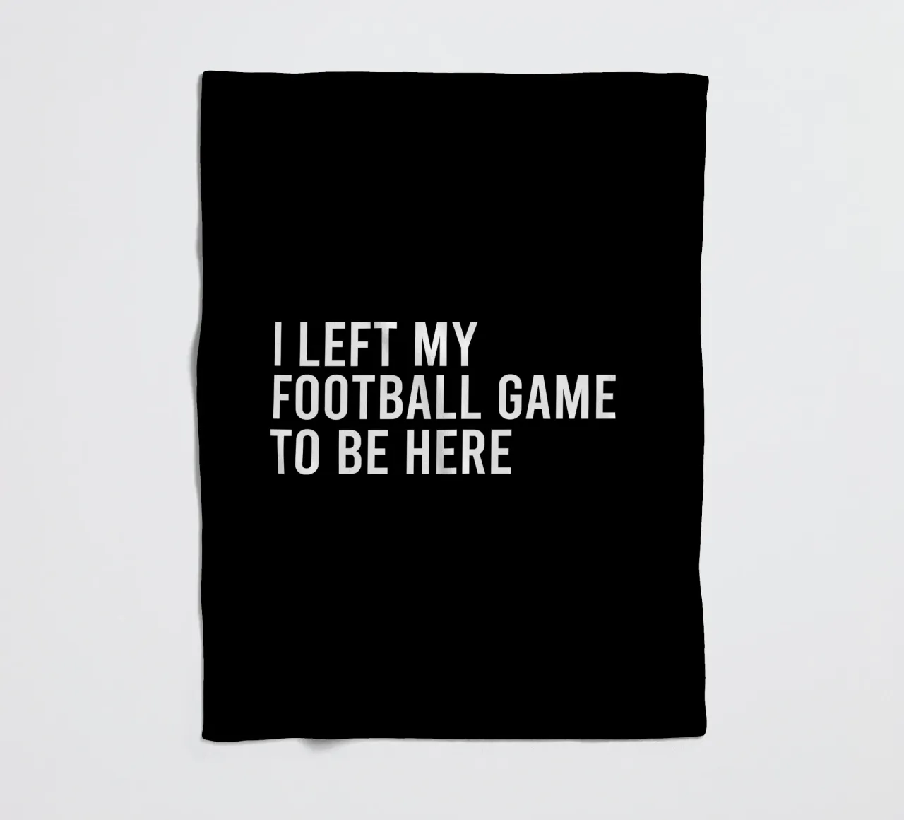 I left my football game to be here coperta in pile da happieeagle