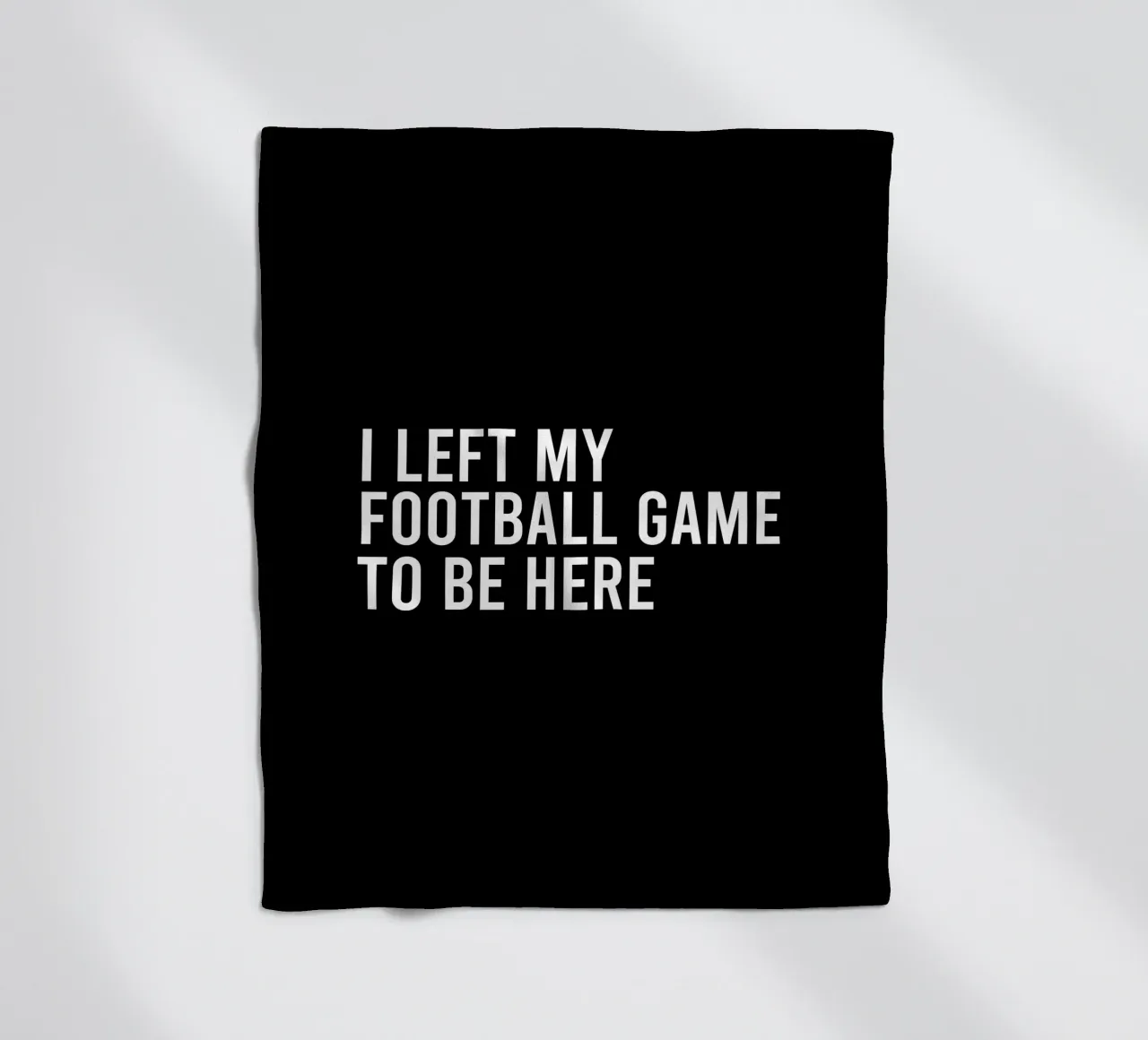 I left my football game to be here coperta in pile da happieeagle