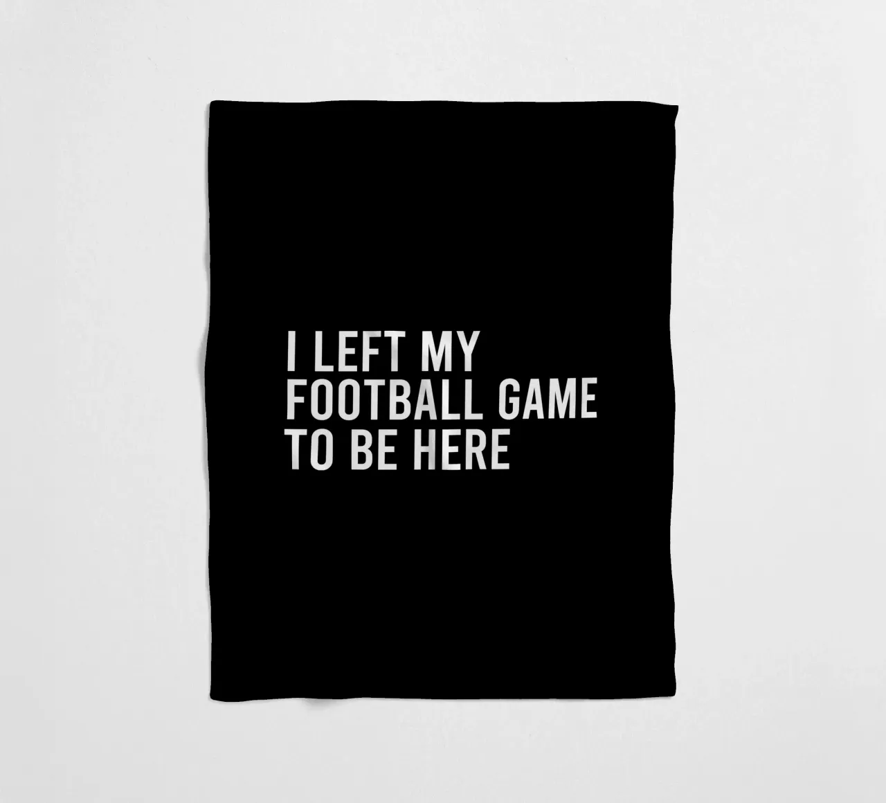 I left my football game to be here coperta in pile da happieeagle