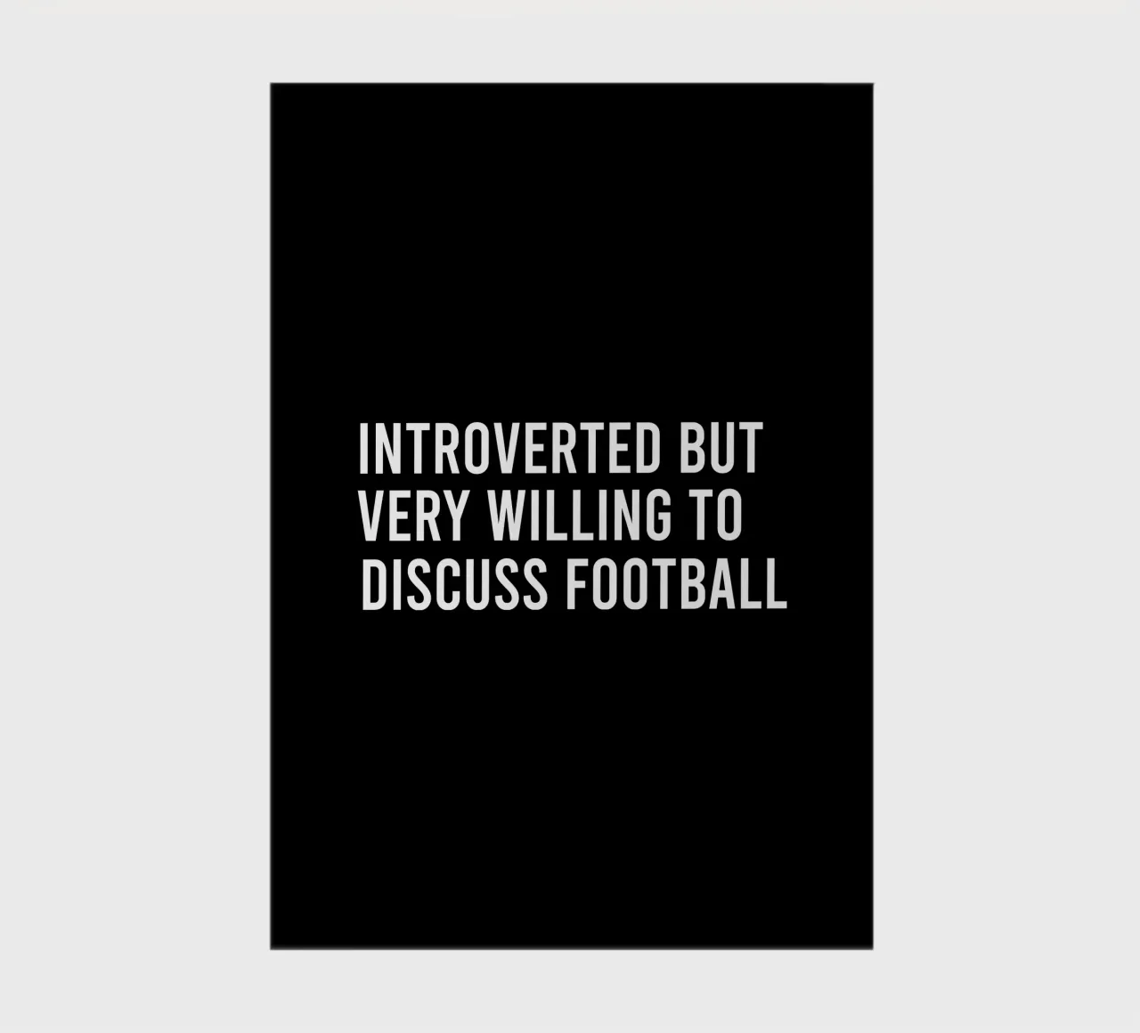 Introverted but very willing to discuss football diario da happieeagle