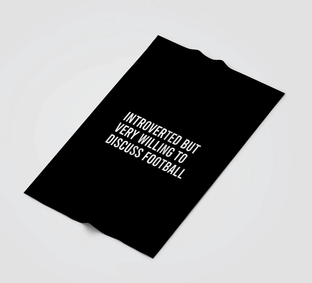 Introverted but very willing to discuss football coperta in pile da happieeagle