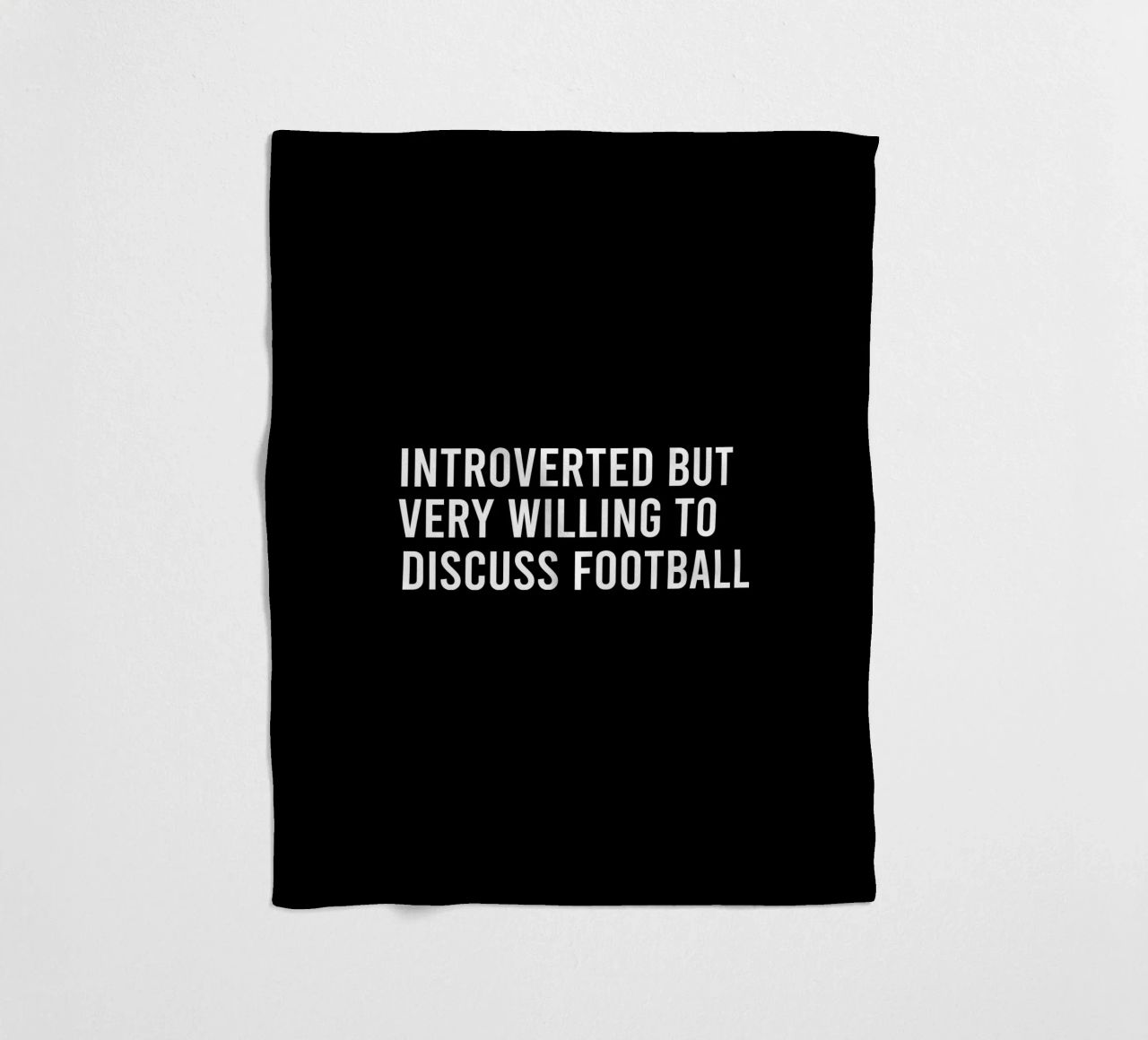 Introverted but very willing to discuss football coperta in pile da happieeagle