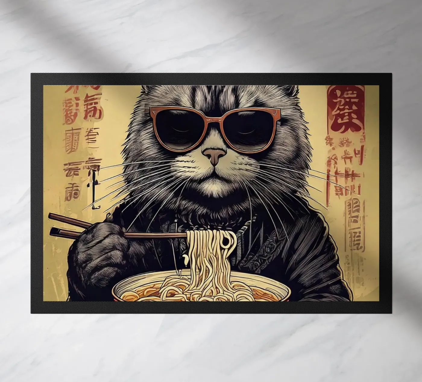 King cat doormat by tylerstudio