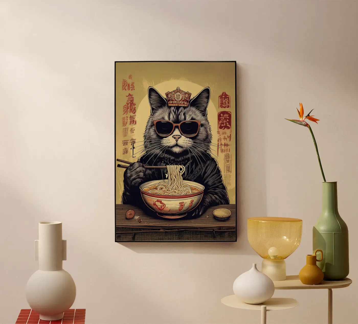 King cat Acryl-Glas von tylerstudio