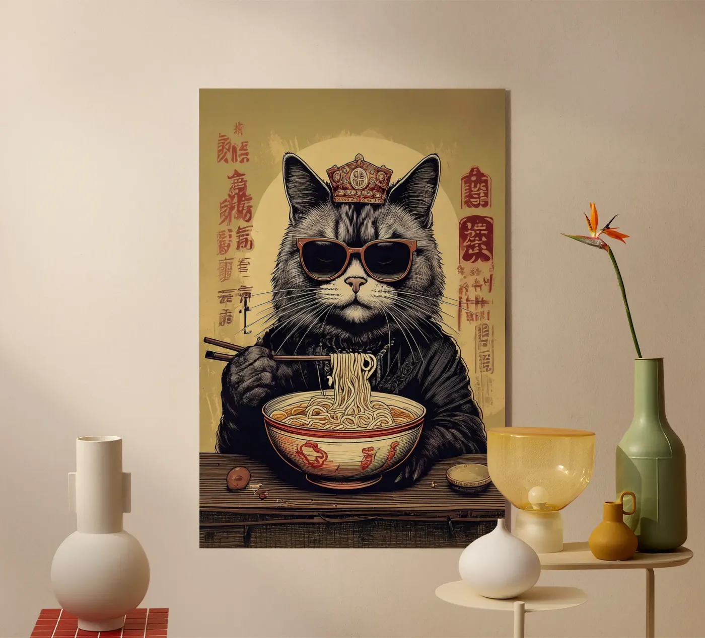 King cat Acryl-Glas von tylerstudio