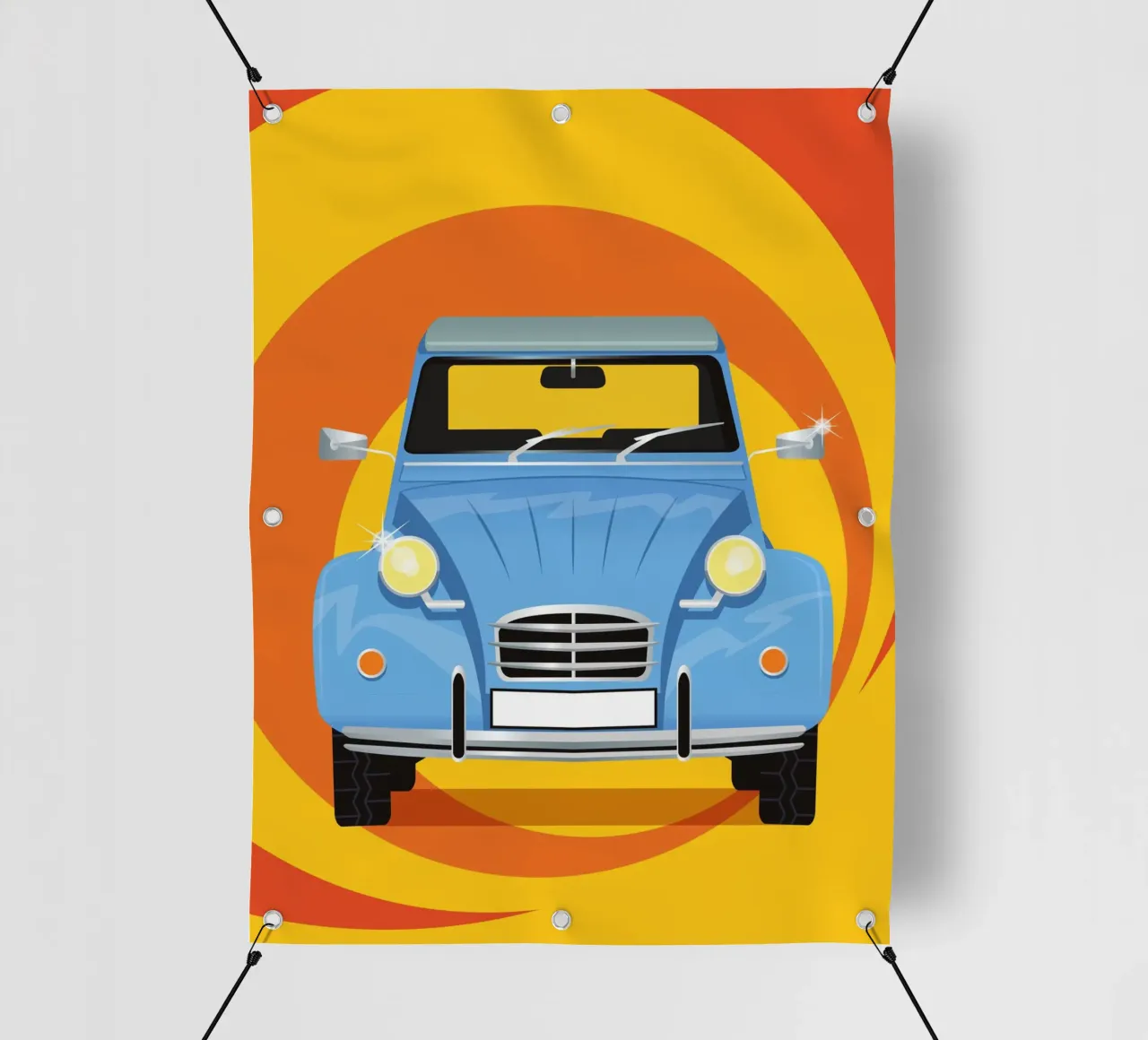 CITROEN 2CV telo in pvc da Raphaël Delerue