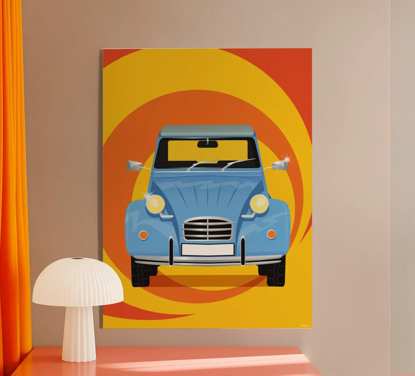 CITROEN 2CV plexiglass da Raphaël Delerue
