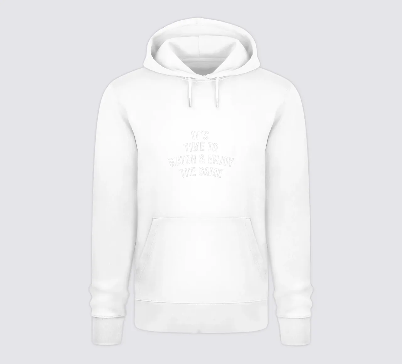 it's time to watch and enjoy the game Hoodie von happieeagle
