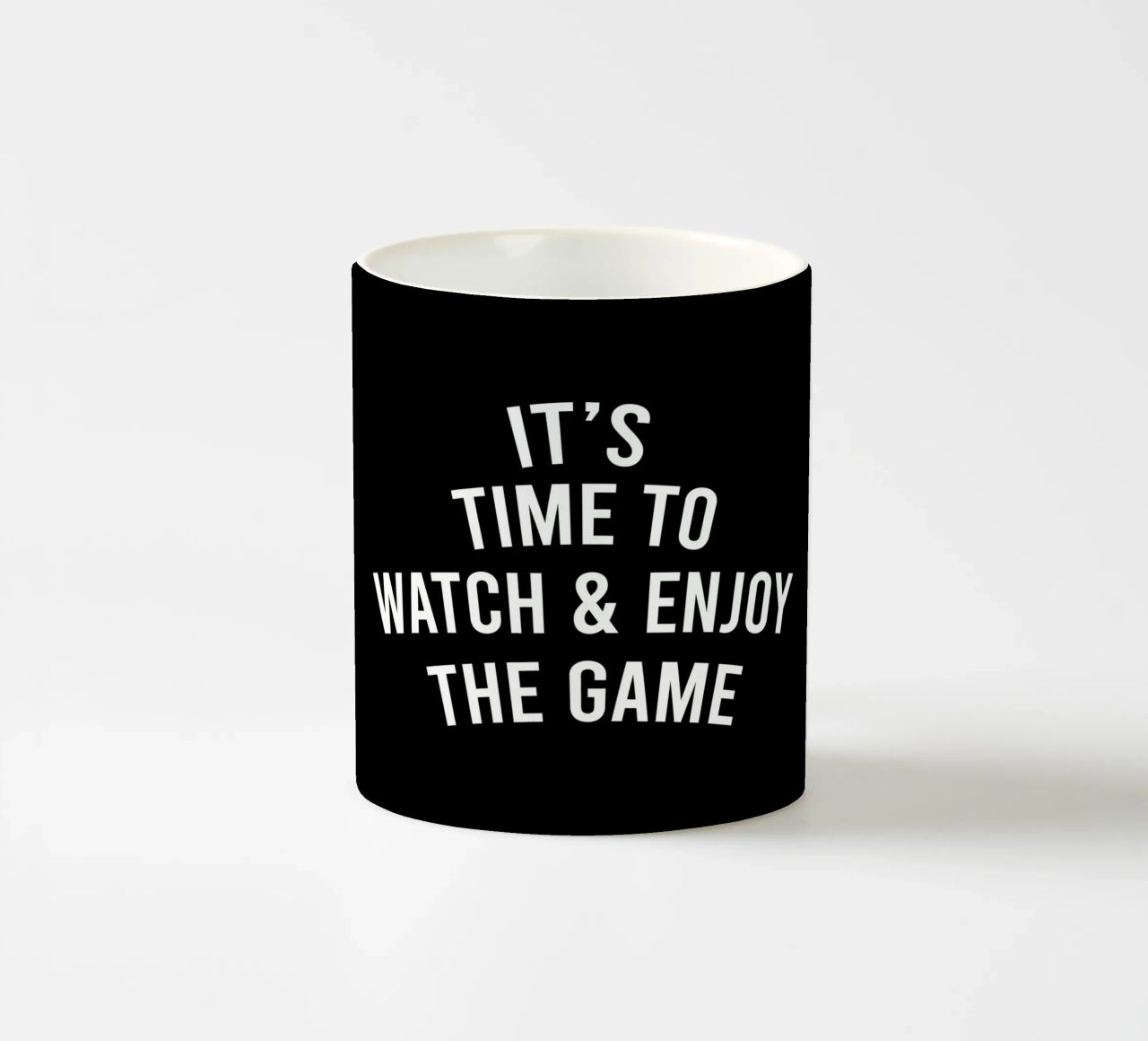 it's time to watch and enjoy the game tazza in ceramica da happieeagle