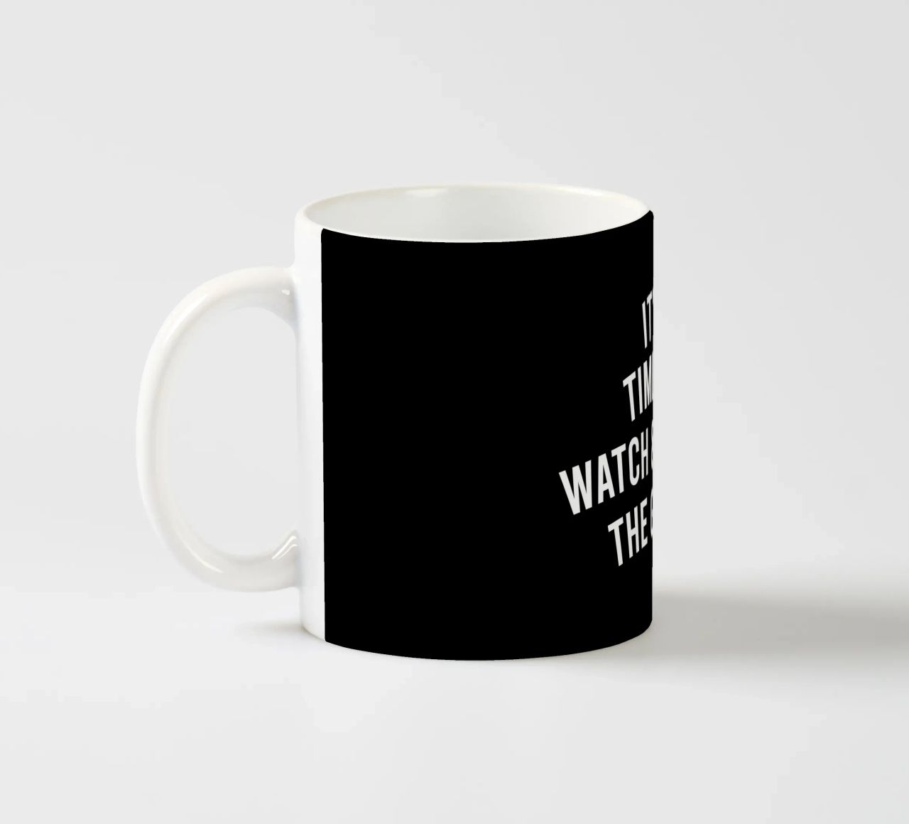 it's time to watch and enjoy the game tazza in ceramica da happieeagle
