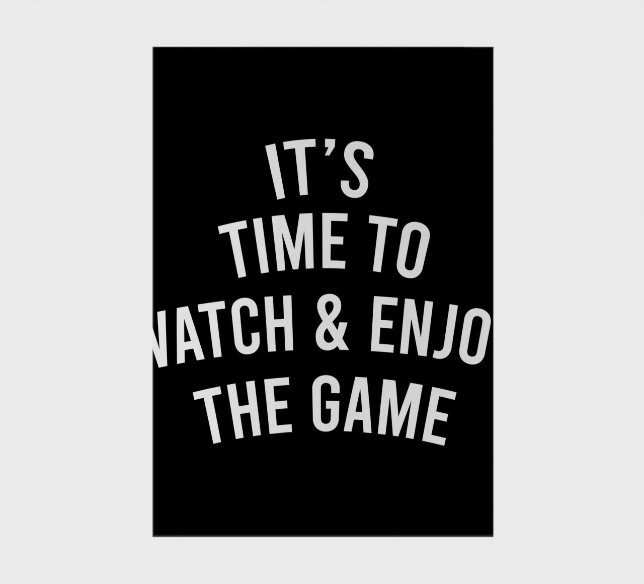 it's time to watch and enjoy the game notebook by happieeagle