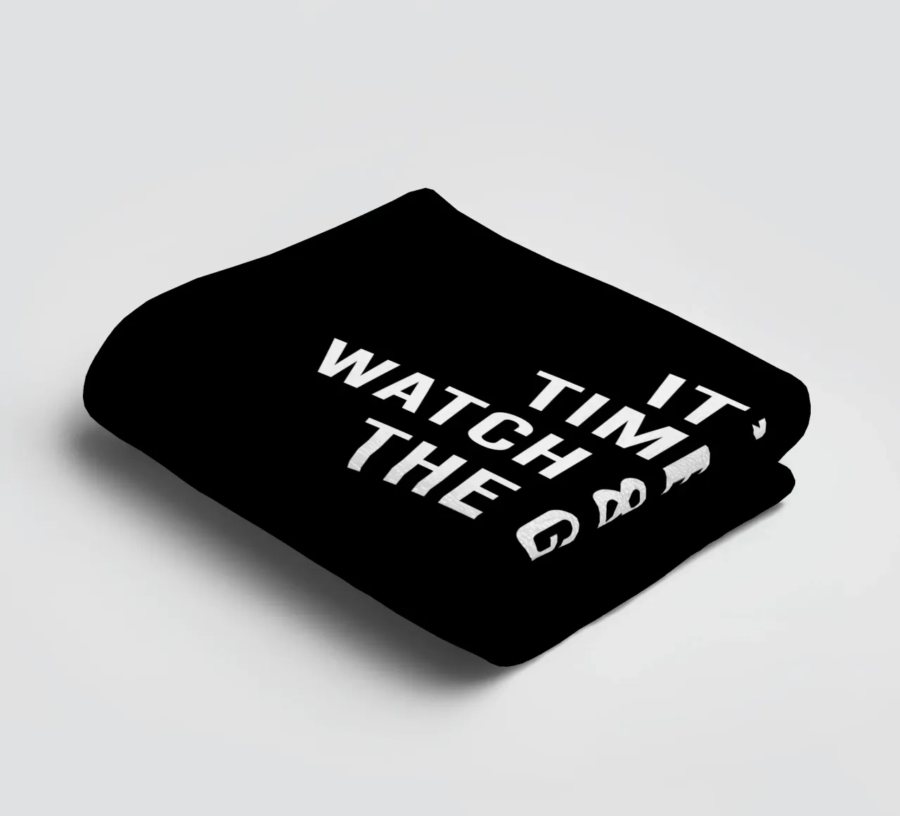 it's time to watch and enjoy the game asciugamano da bagno da happieeagle