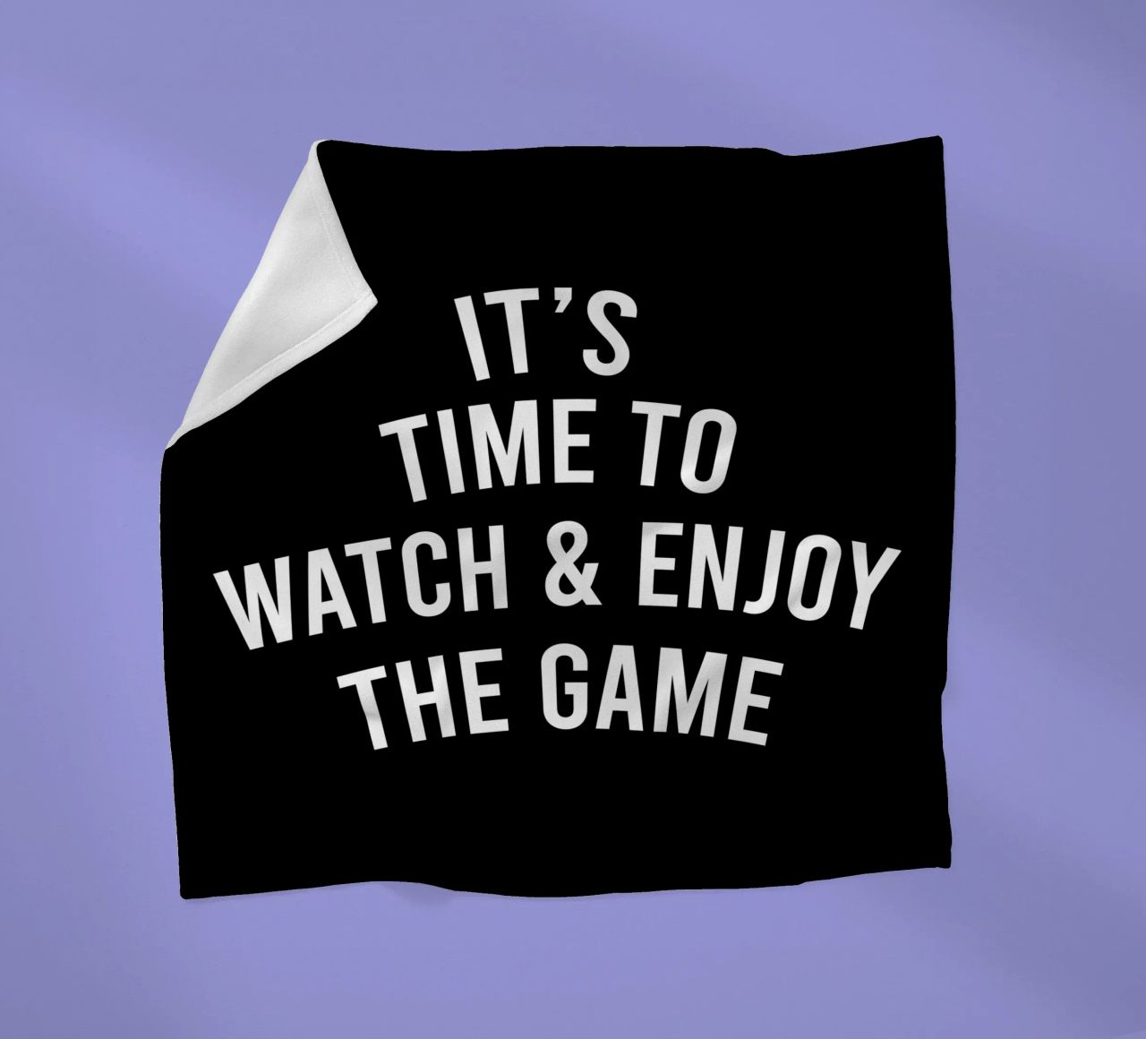 it's time to watch and enjoy the game coperta in pile da happieeagle