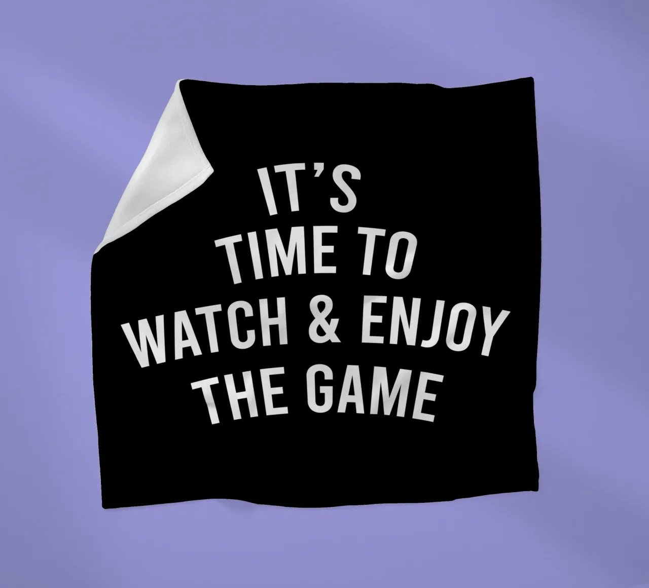it's time to watch and enjoy the game Fleecedecke von happieeagle