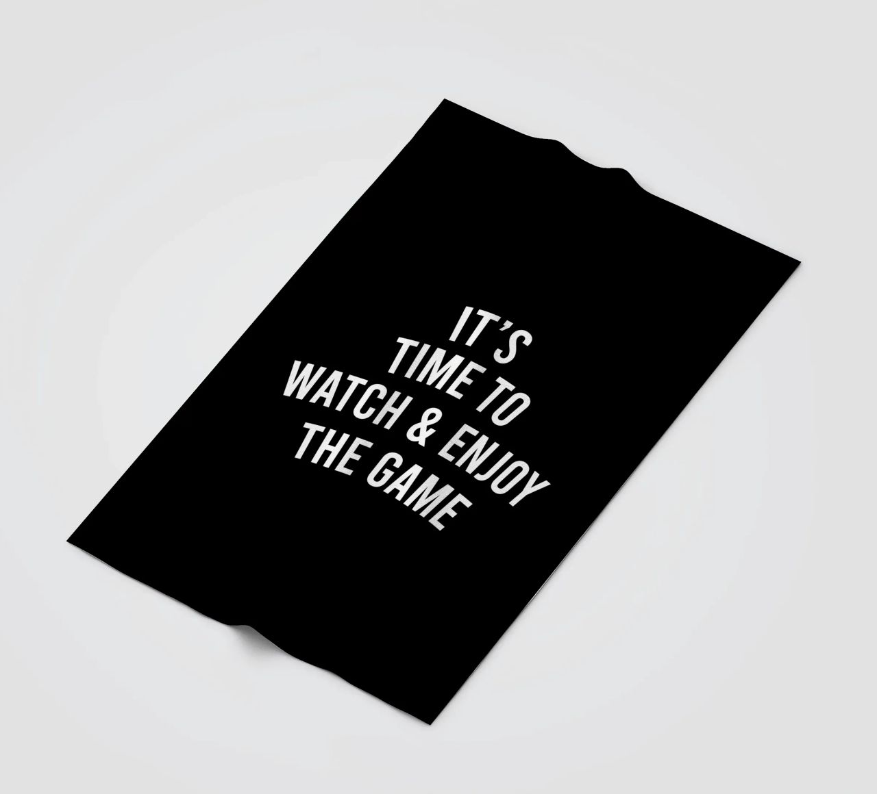 it's time to watch and enjoy the game coperta in pile da happieeagle