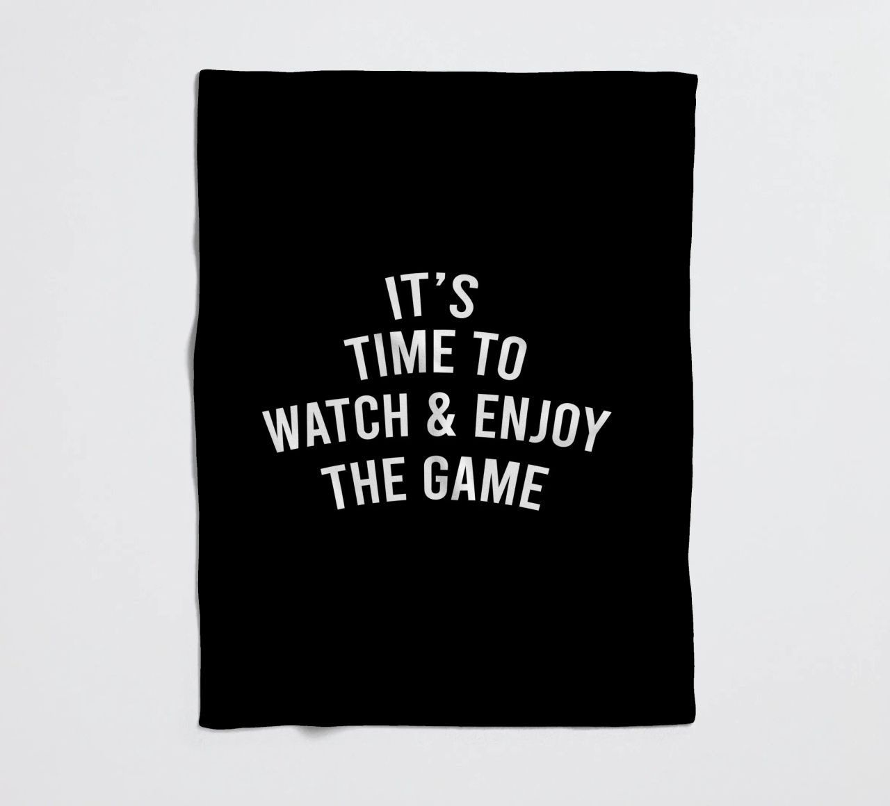it's time to watch and enjoy the game coperta in pile da happieeagle