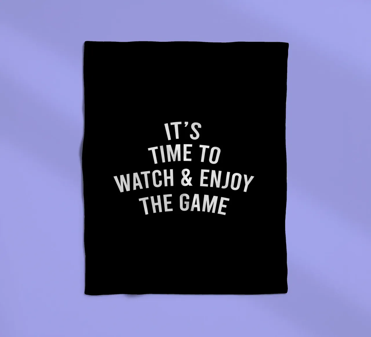 it's time to watch and enjoy the game Fleecedecke von happieeagle