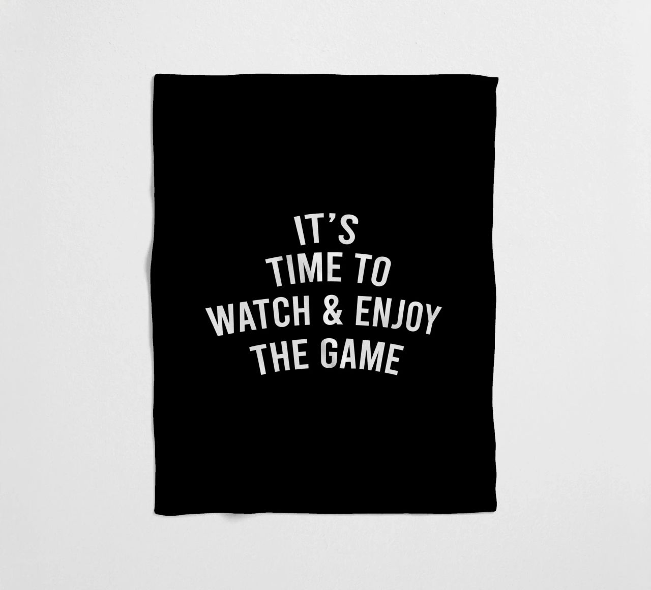 it's time to watch and enjoy the game coperta in pile da happieeagle