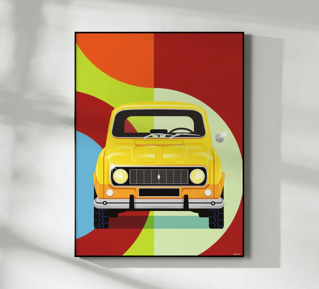 RENAULT 4L plexiglass da Raphaël Delerue