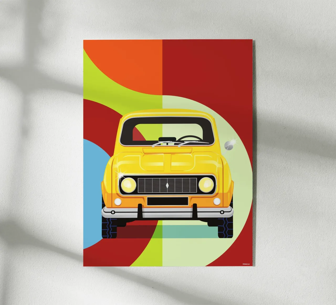 RENAULT 4L plexiglass da Raphaël Delerue