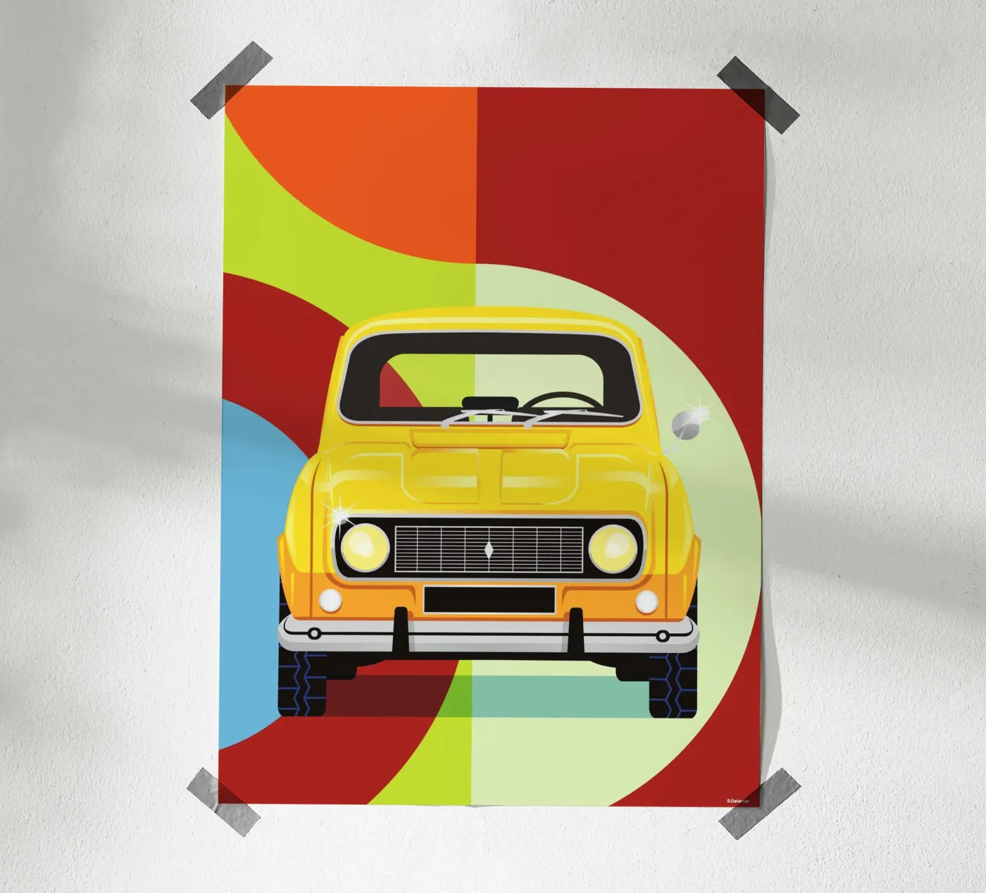 RENAULT 4L poster da Raphaël Delerue