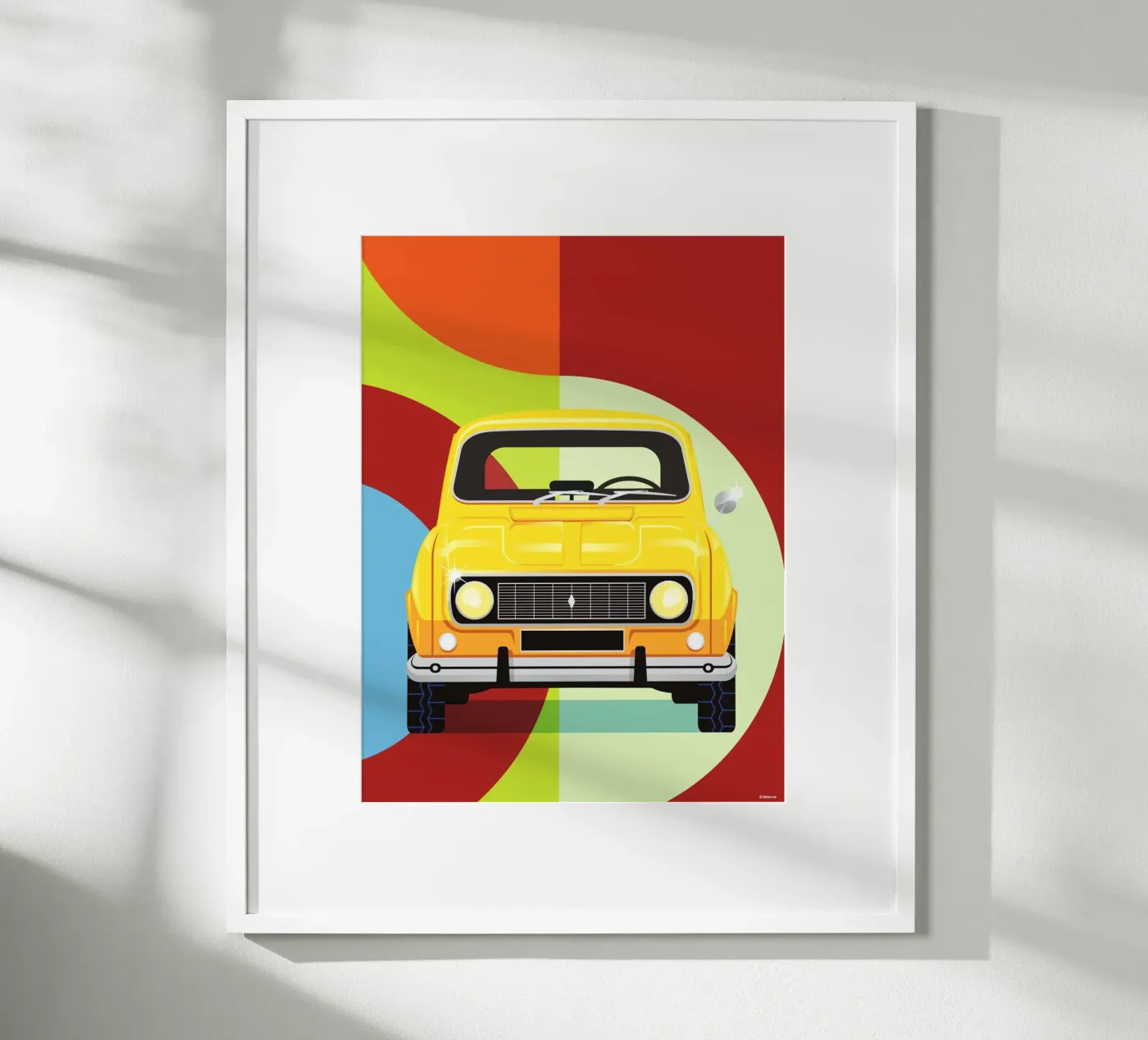RENAULT 4L poster da Raphaël Delerue