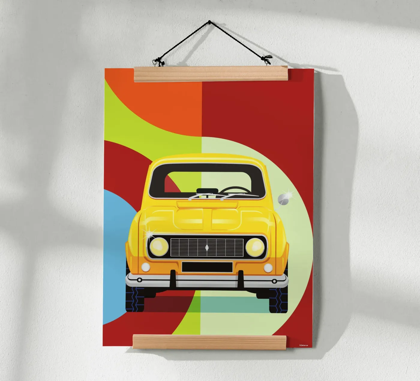 RENAULT 4L poster da Raphaël Delerue