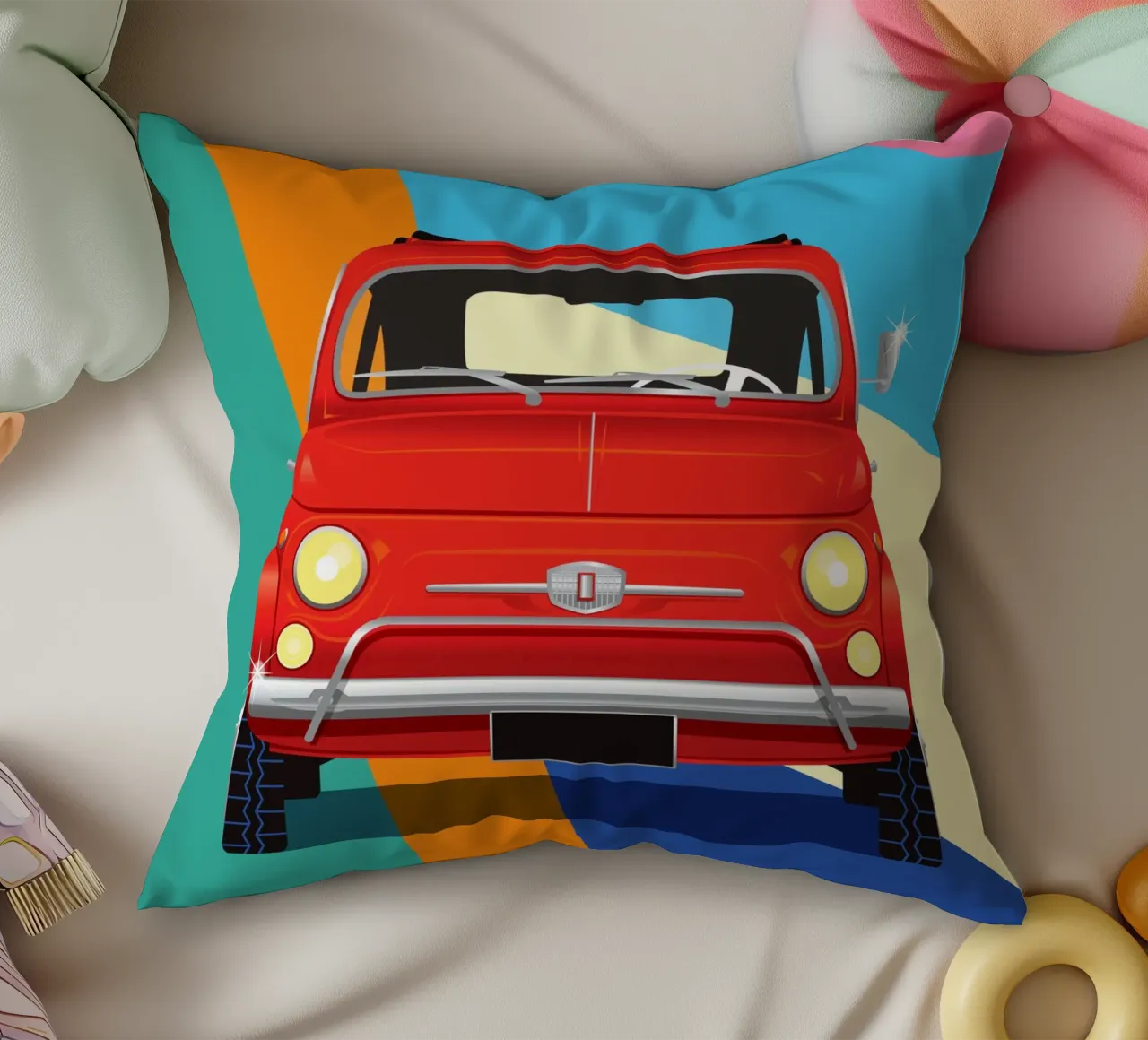 FIAT 500 cuscino da Raphaël Delerue