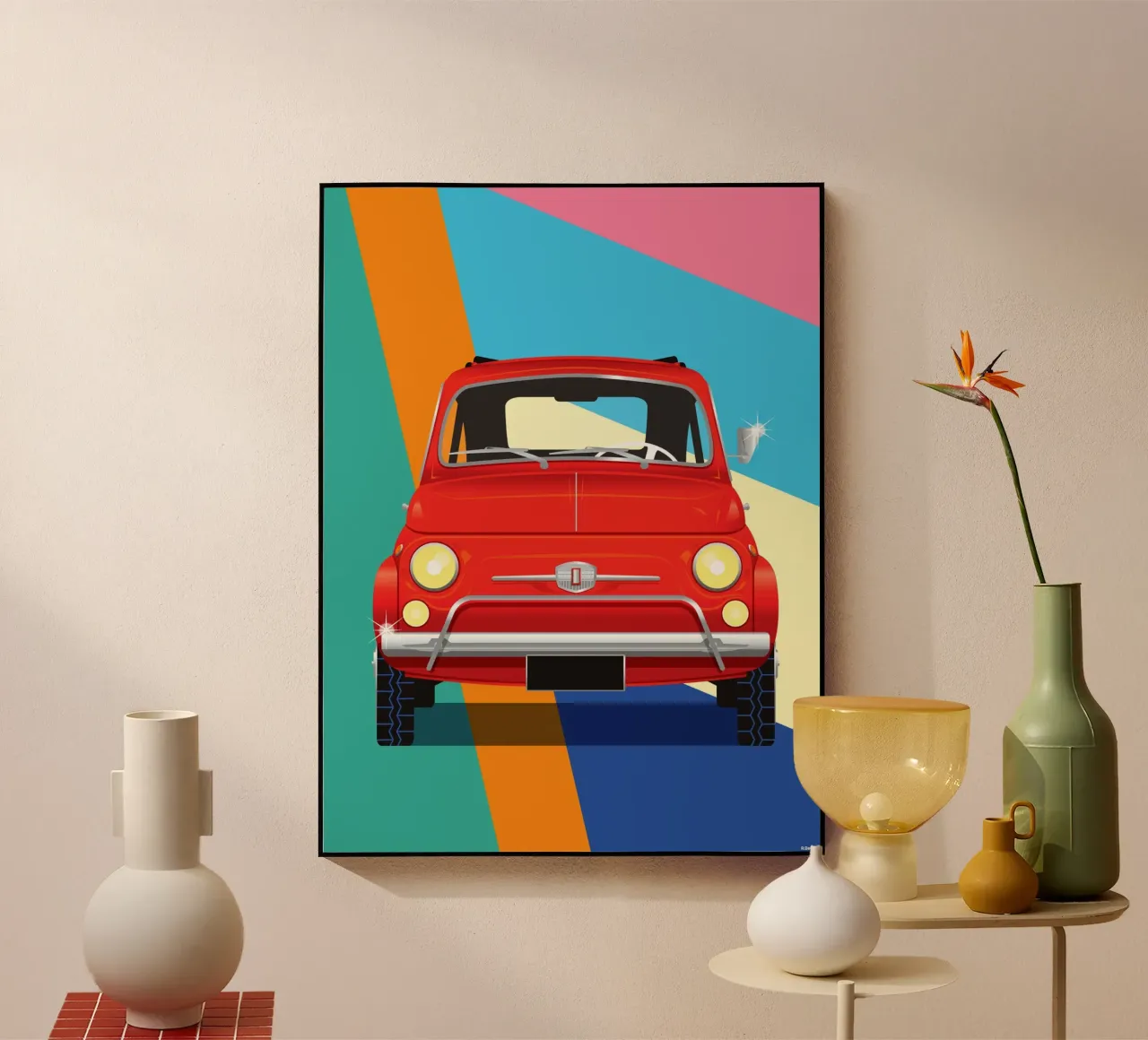 FIAT 500 plexiglass da Raphaël Delerue