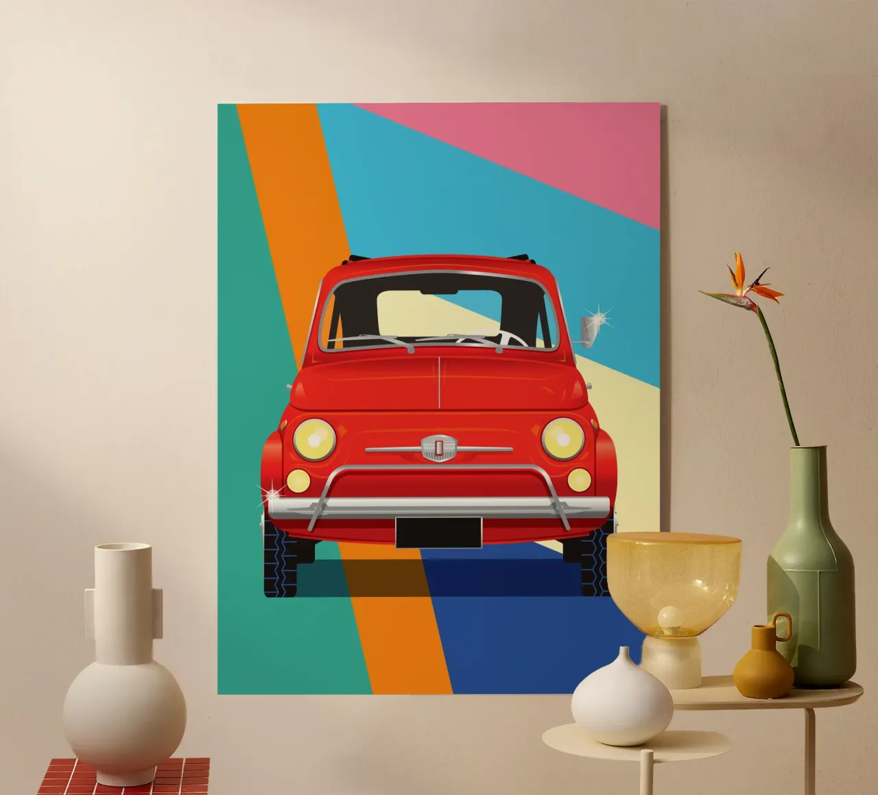 FIAT 500 plexiglass da Raphaël Delerue