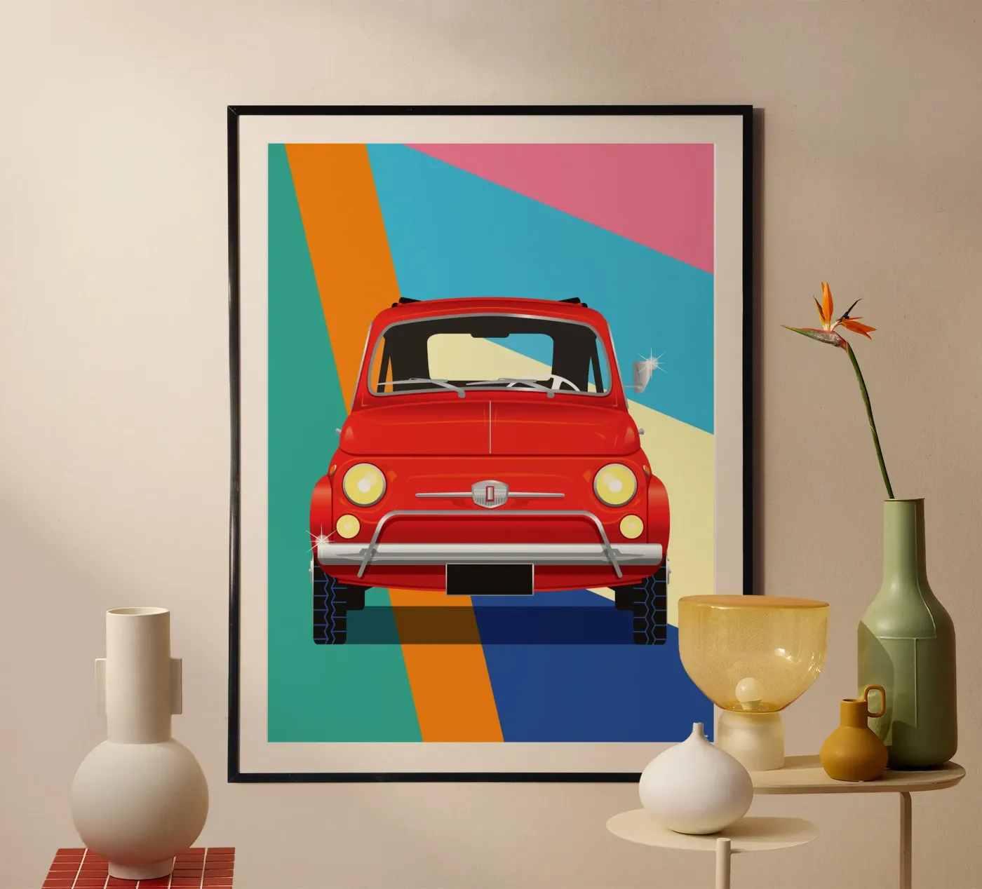 FIAT 500 poster da Raphaël Delerue