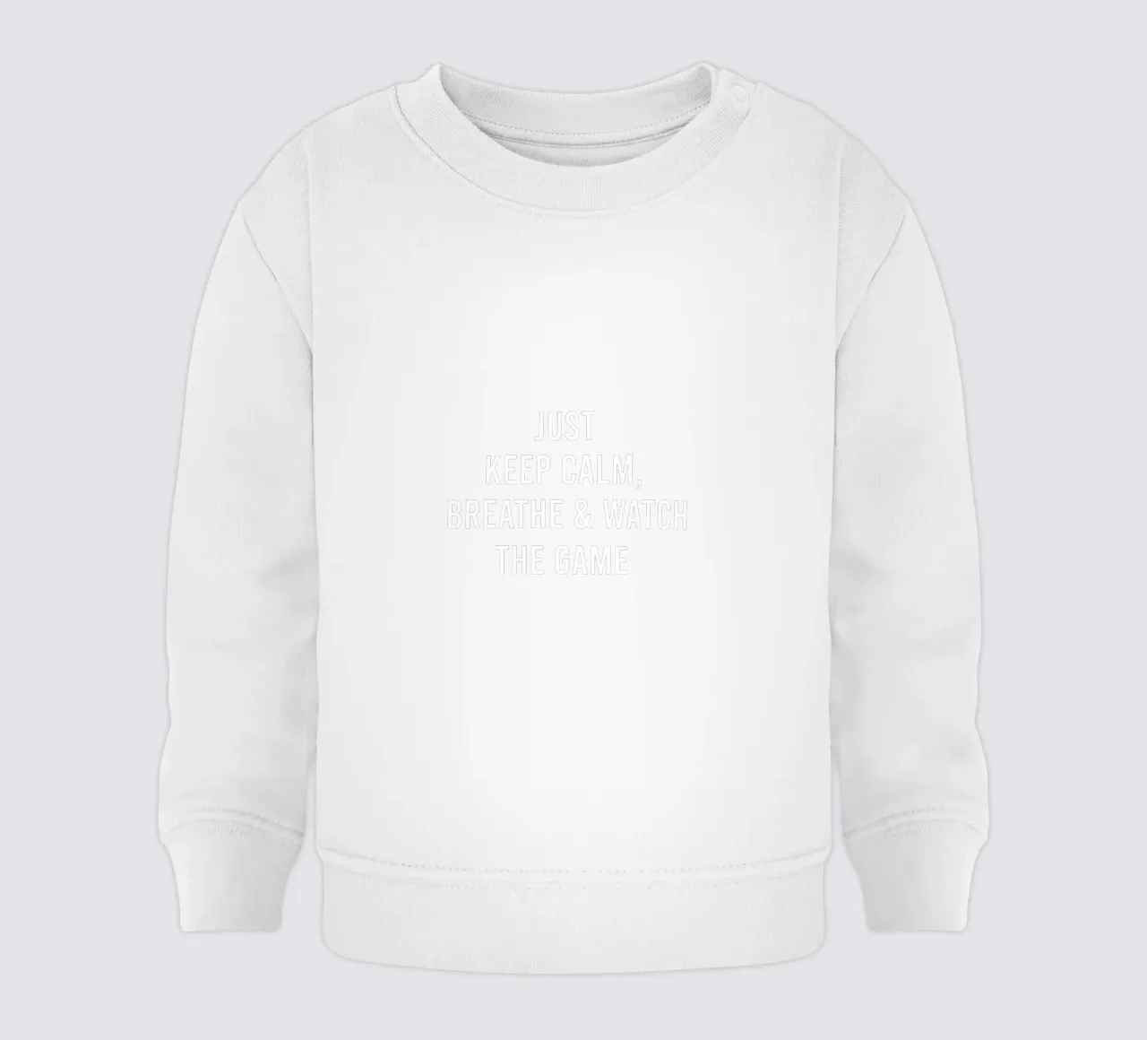 Just keep calm, breathe and watch the game felpa neonato da happieeagle