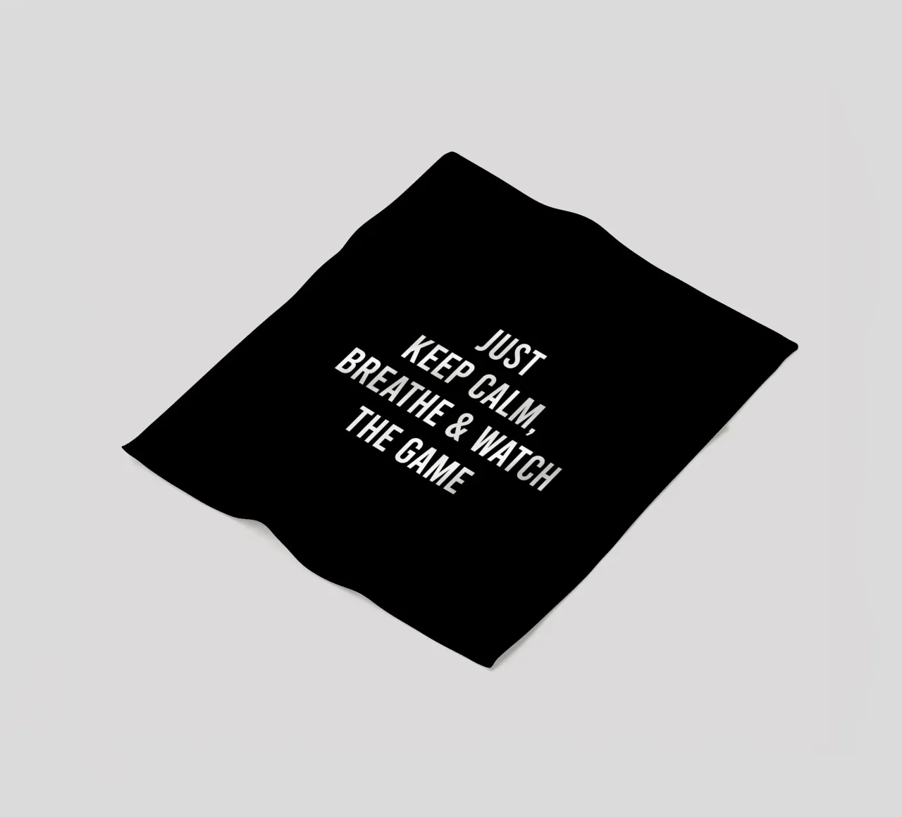 Just keep calm, breathe and watch the game coperta in pile da happieeagle