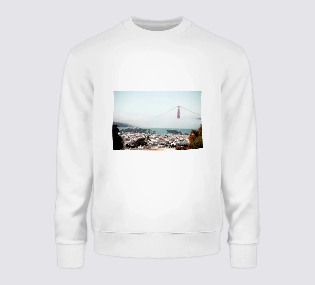 Golden Gate Bridge sweatshirt by Flo Klein
