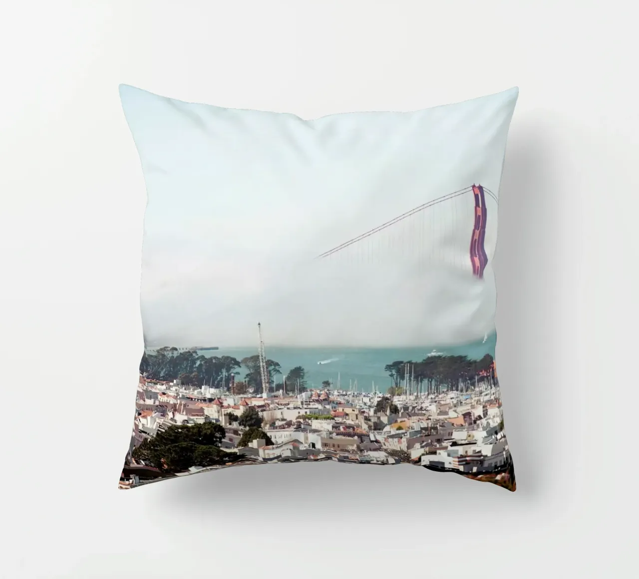 Golden Gate Bridge cuscino da Flo Klein