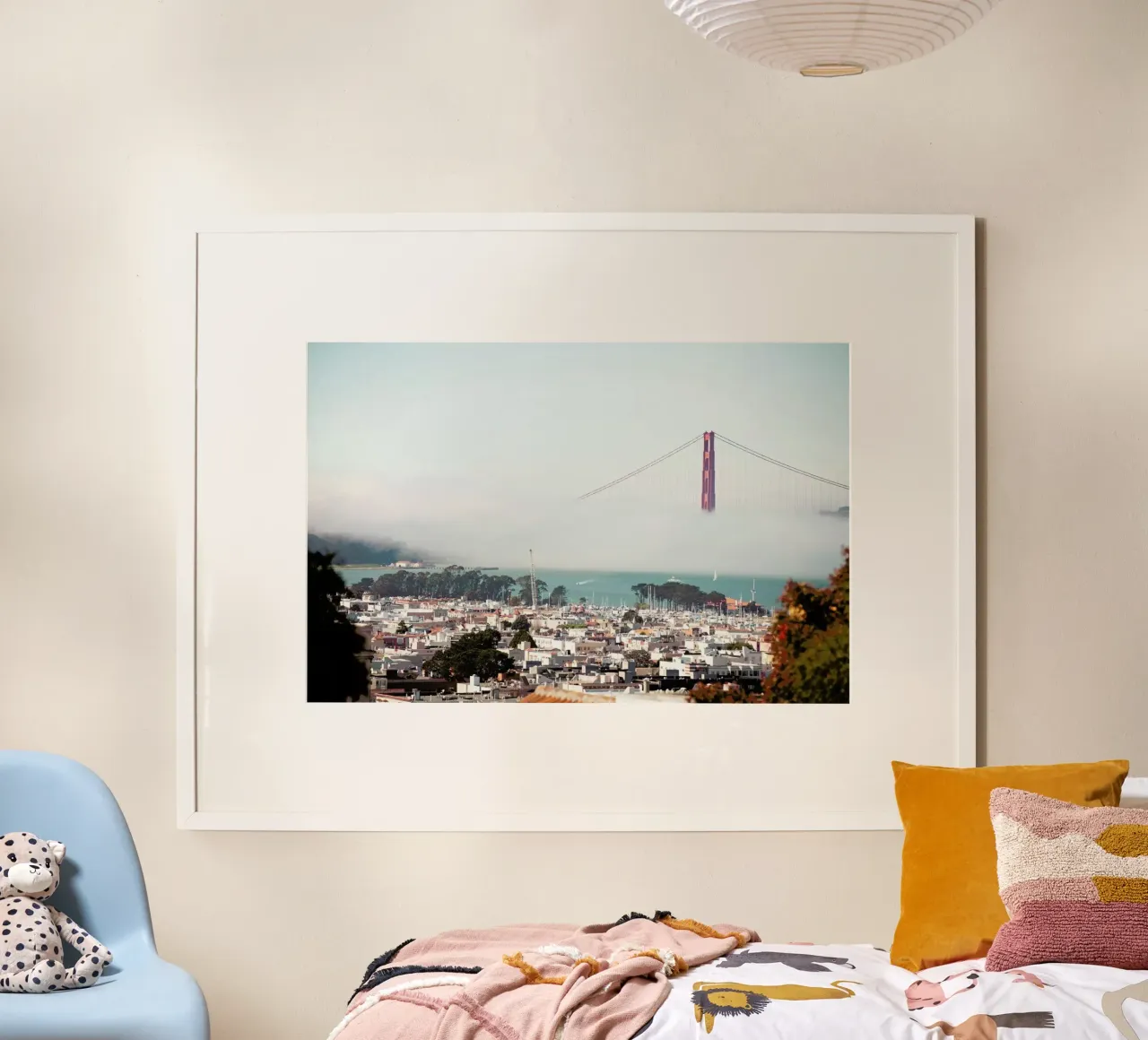 Golden Gate Bridge carta hahnemühle da Flo Klein