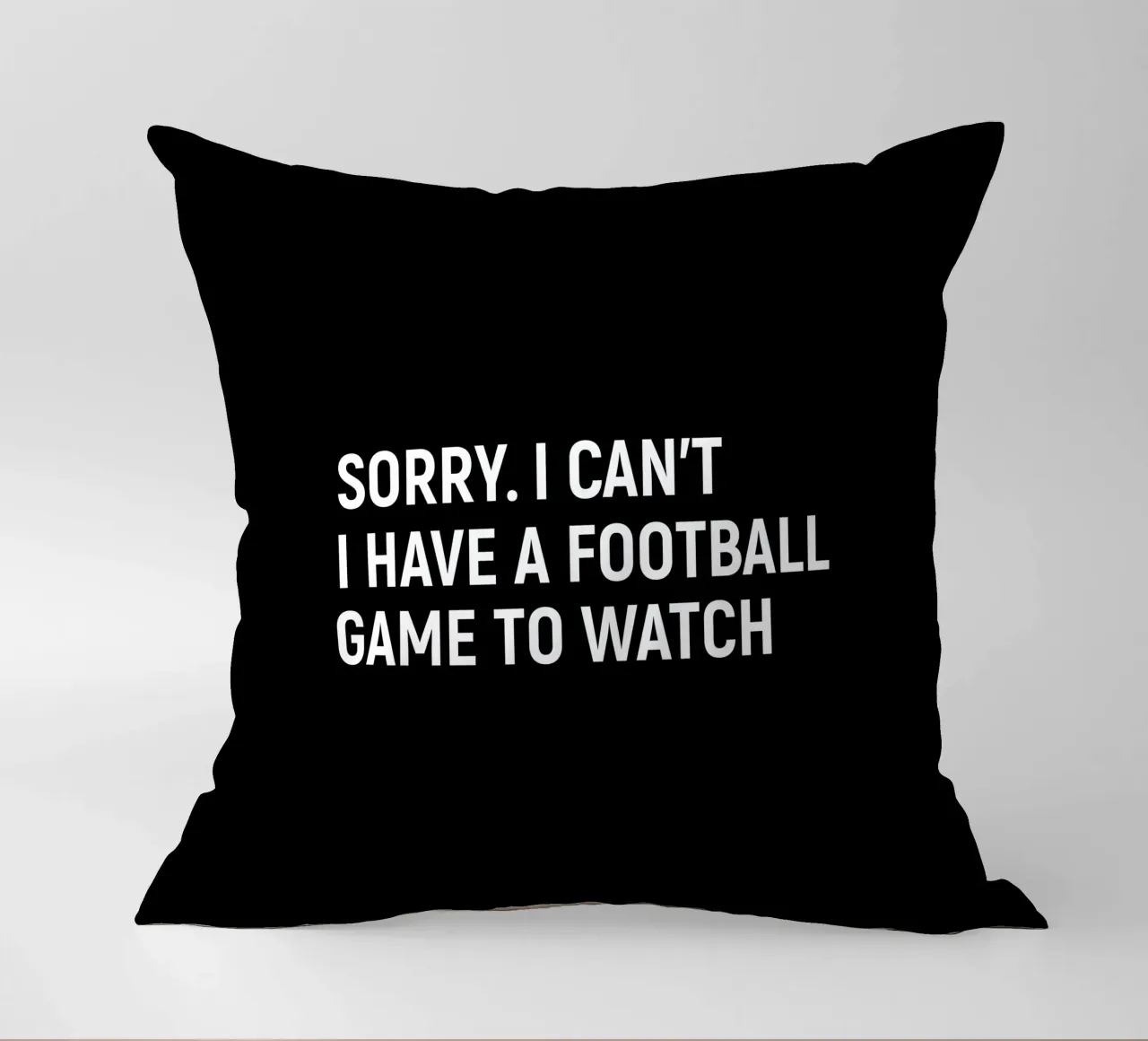 Sorry. I can't. I have a football game to watch cuscino da happieeagle
